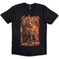 Slayer Goat Skull Black L Marškinėliai