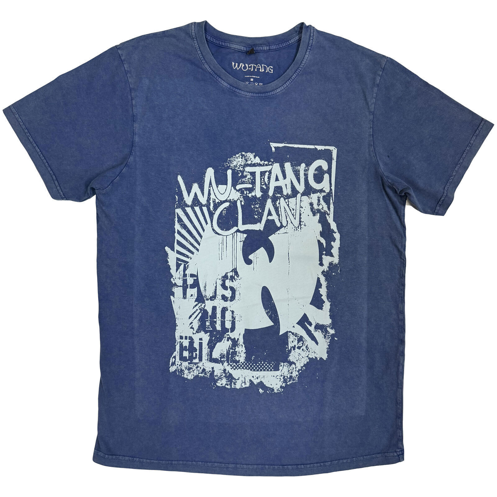 T-Shirt Wu-Tang Clan Graffiti (Stone Wash) Denim Blue 2XL T-Shirt