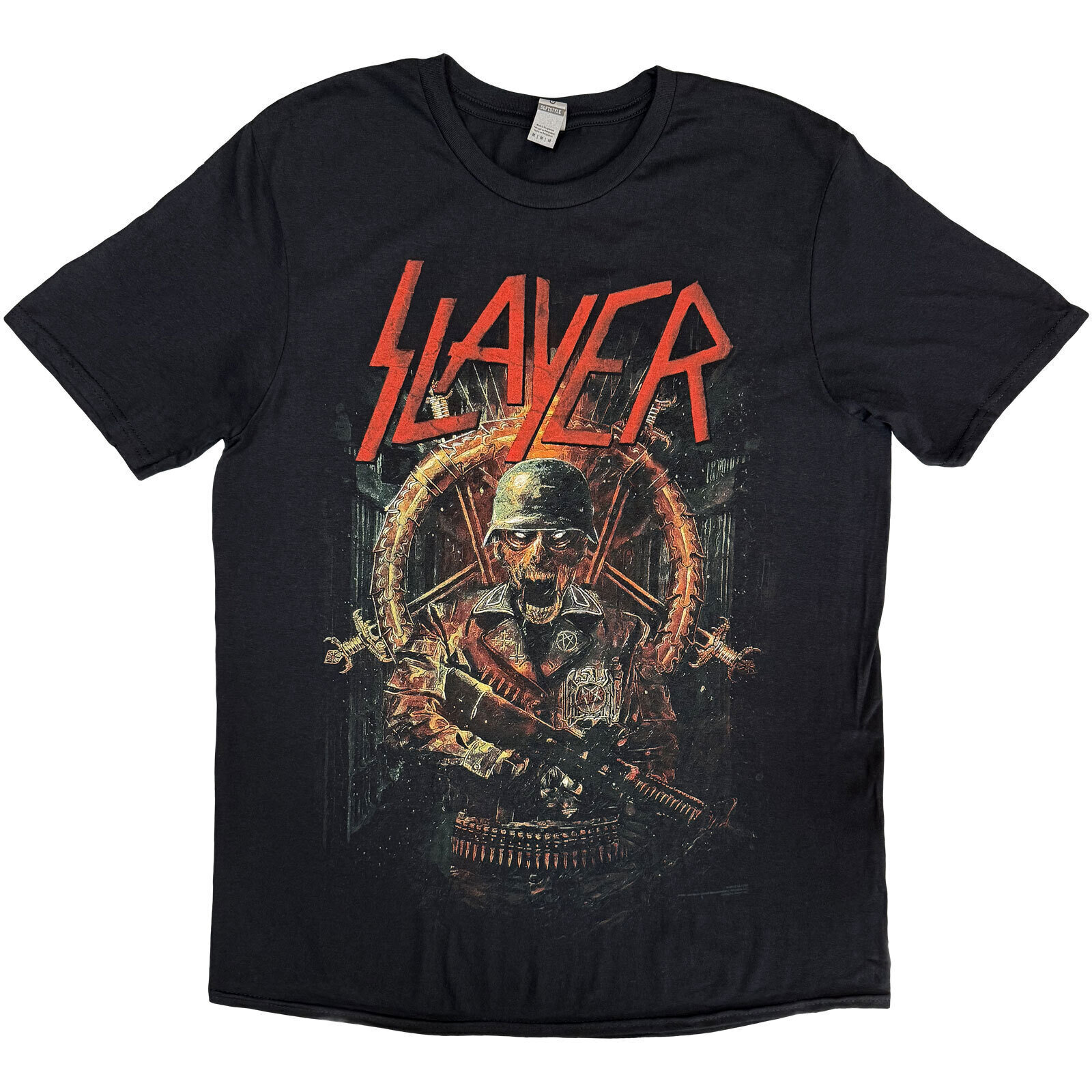 T-shirt Slayer Hard Cover Comic Book (Back Print) Black XL T-shirt