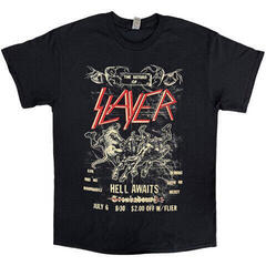 T-shirt Slayer Vintage Flyer Black M T-shirt
