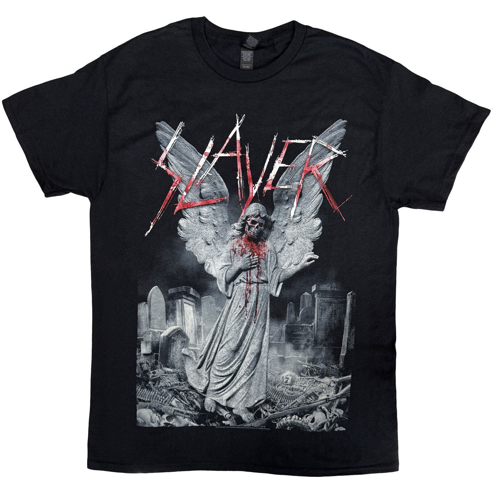 T-Shirt Slayer Gravestone Walks Black 2XL T-Shirt