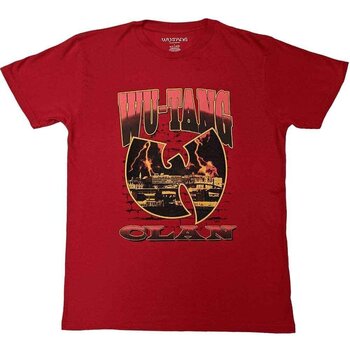 T-shirt Wu-Tang Clan Brick Wall Red M T-shirt - 1