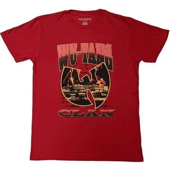 T-Shirt Wu-Tang Clan Brick Wall Red 2XL T-Shirt - 1