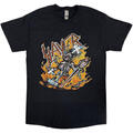 Slayer Cartoon Flames Black XL T-Shirt
