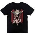 Slayer Nailed Red Black XL Camiseta de manga corta