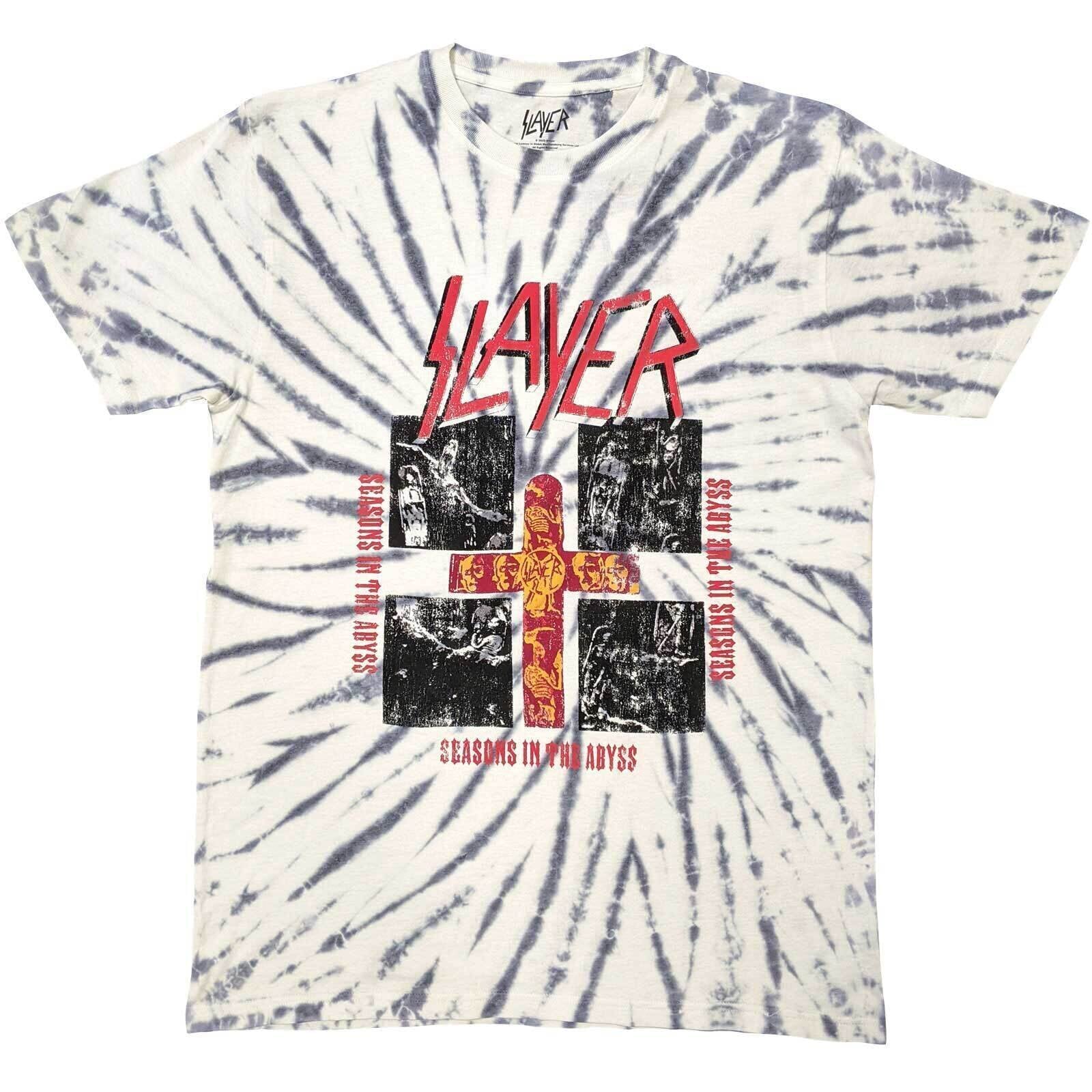 T-Shirt Slayer Quad Seasons (Wash Collection) White M T-Shirt