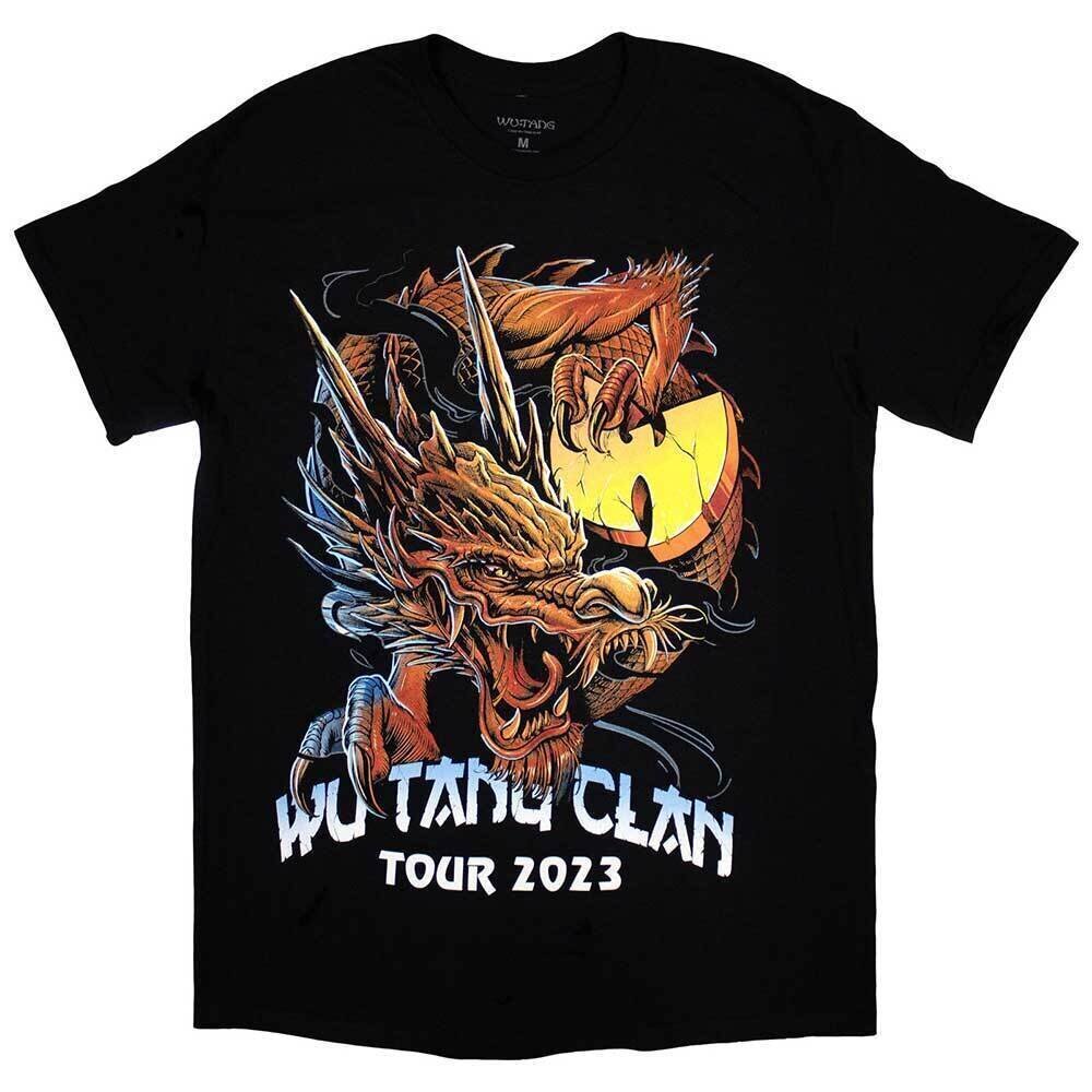 Tricou Wu-Tang Clan Tour '23 Dragon Back Print (Back Print & Ex-Tour) Black L Tricou