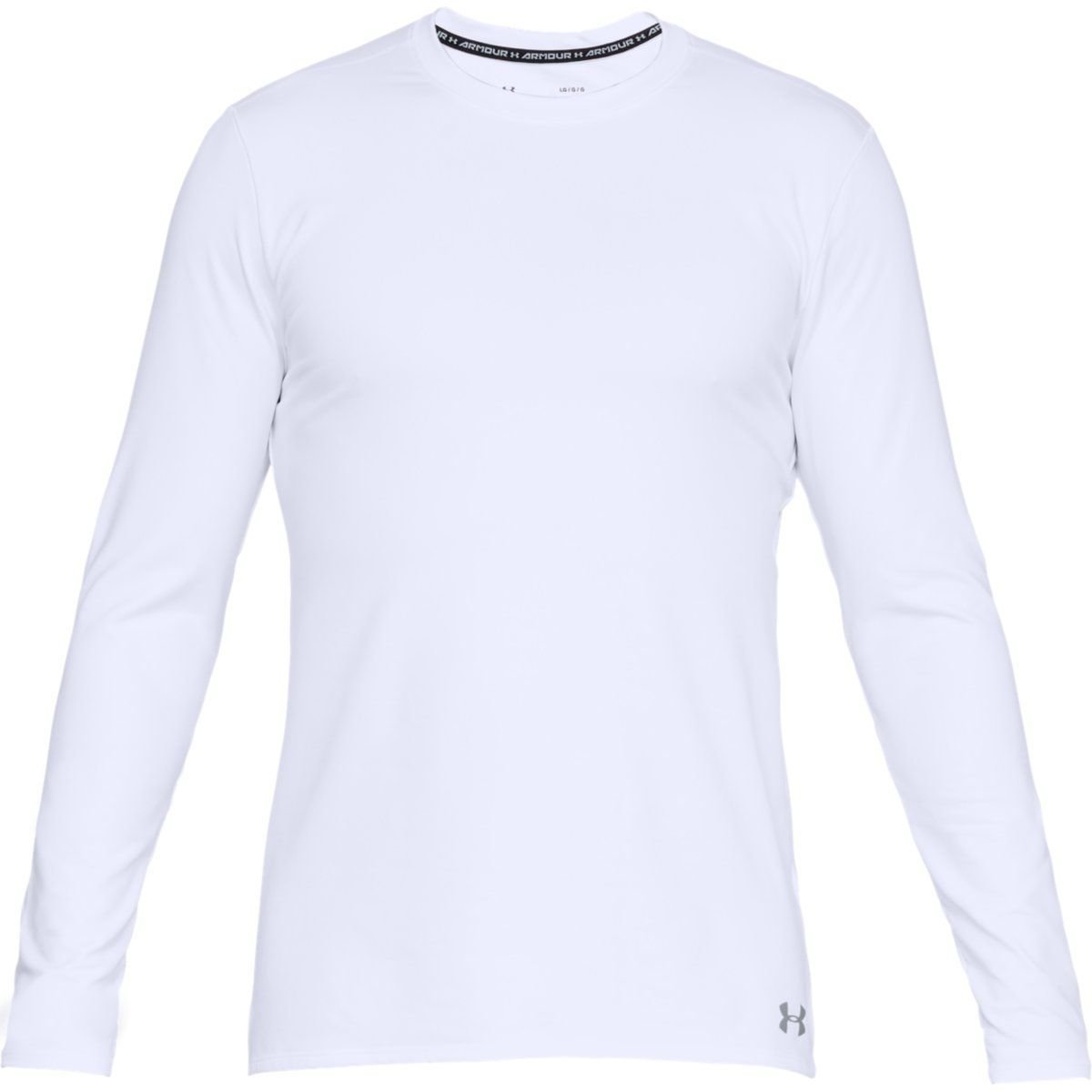 Vêtements thermiques Under Armour Fitted CG Crew Blanc XL