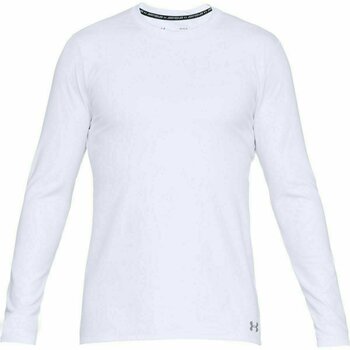 Vêtements thermiques Under Armour Fitted CG Crew Blanc XL - 1