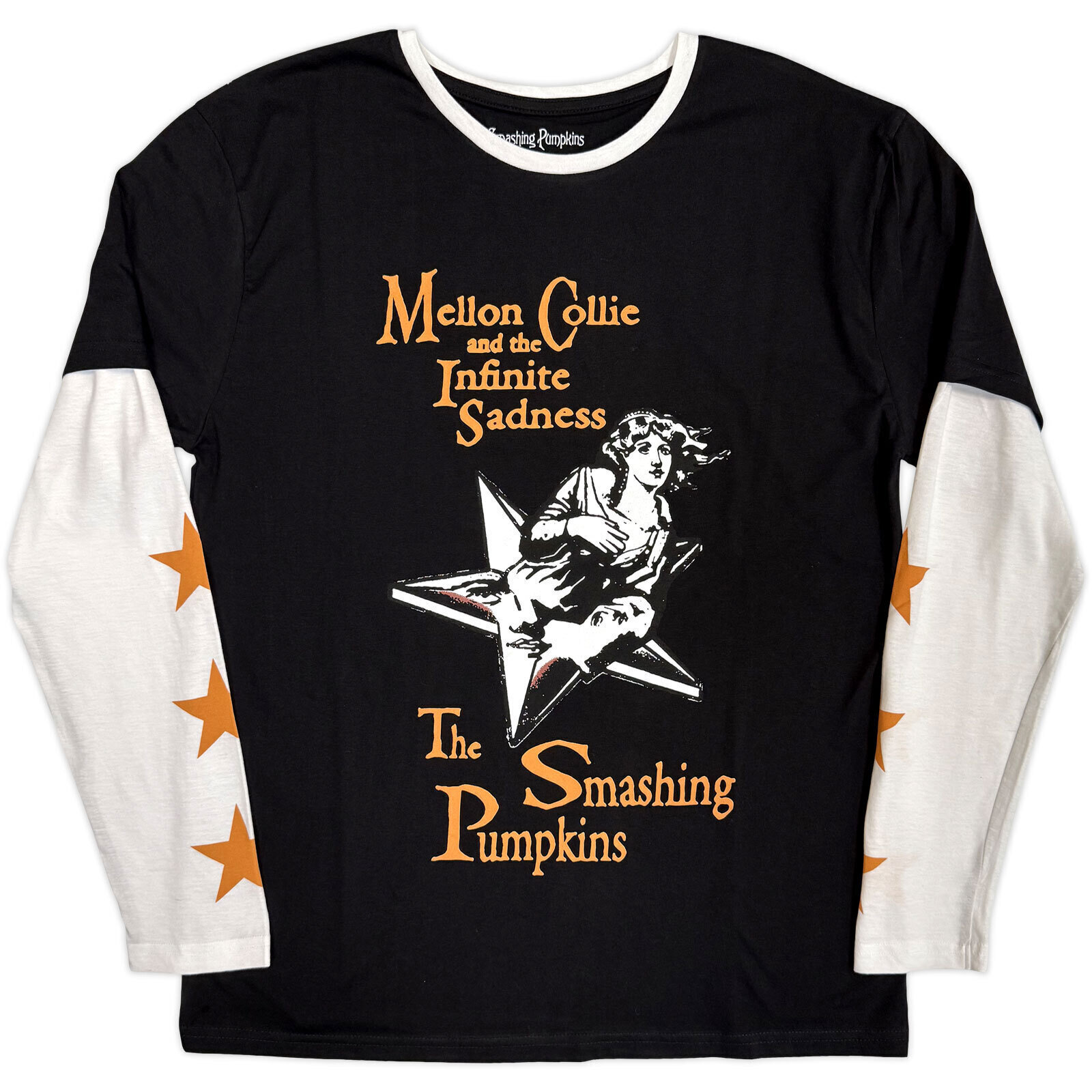 T-shirt The Smashing Pumpkins Infinite Sadness (Sleeve Print) Black & White M T-shirt