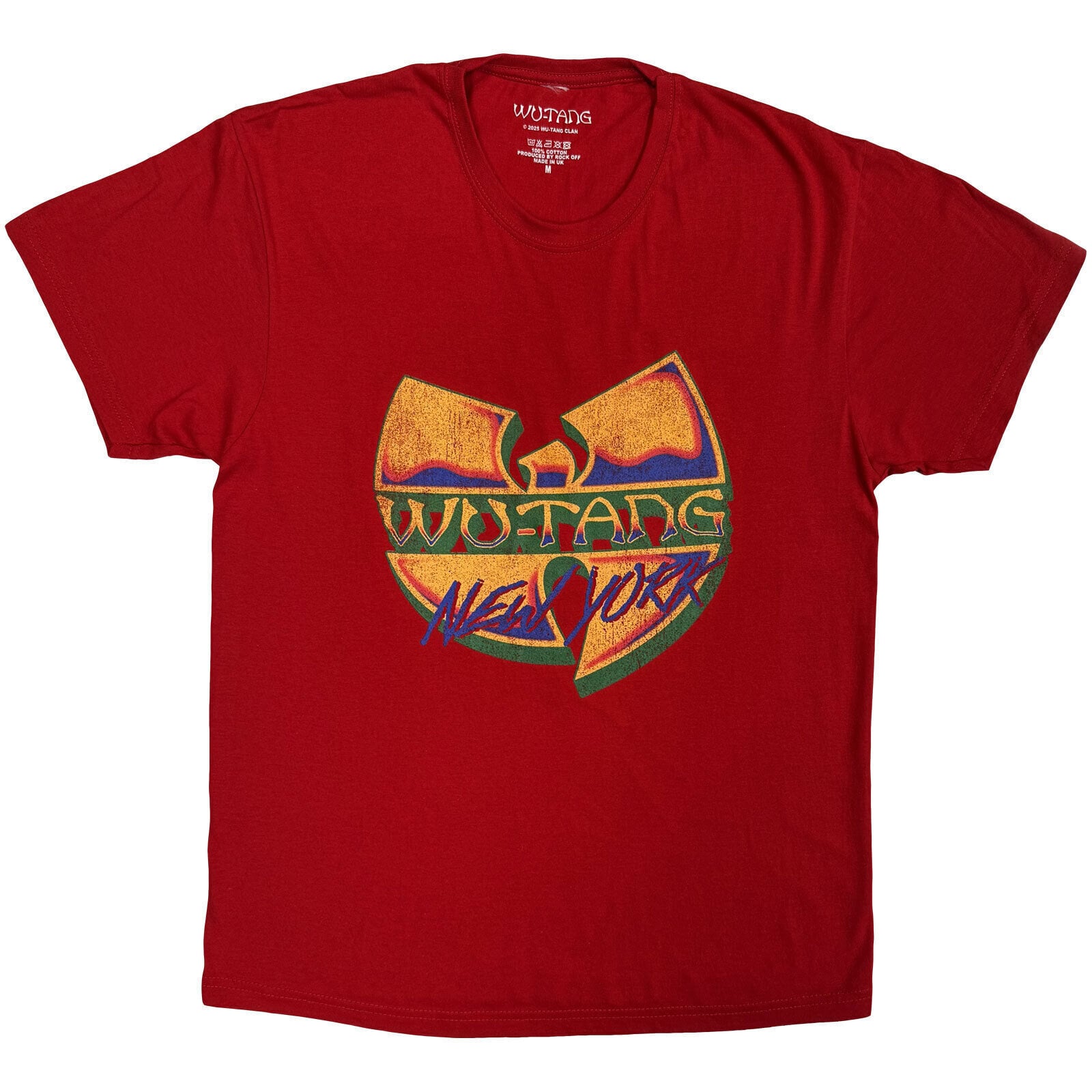 T-Shirt Wu-Tang Clan New York V1 Red L T-Shirt