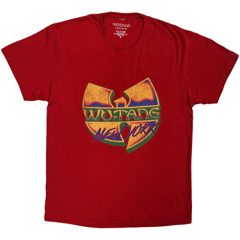 T-Shirt Wu-Tang Clan New York V1 Red 2XL T-Shirt - 1