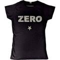 The Smashing Pumpkins Zero Distressed Black L De mujer Camiseta de manga corta