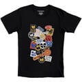 Wu-Tang Clan Badges Black 2XL Majica