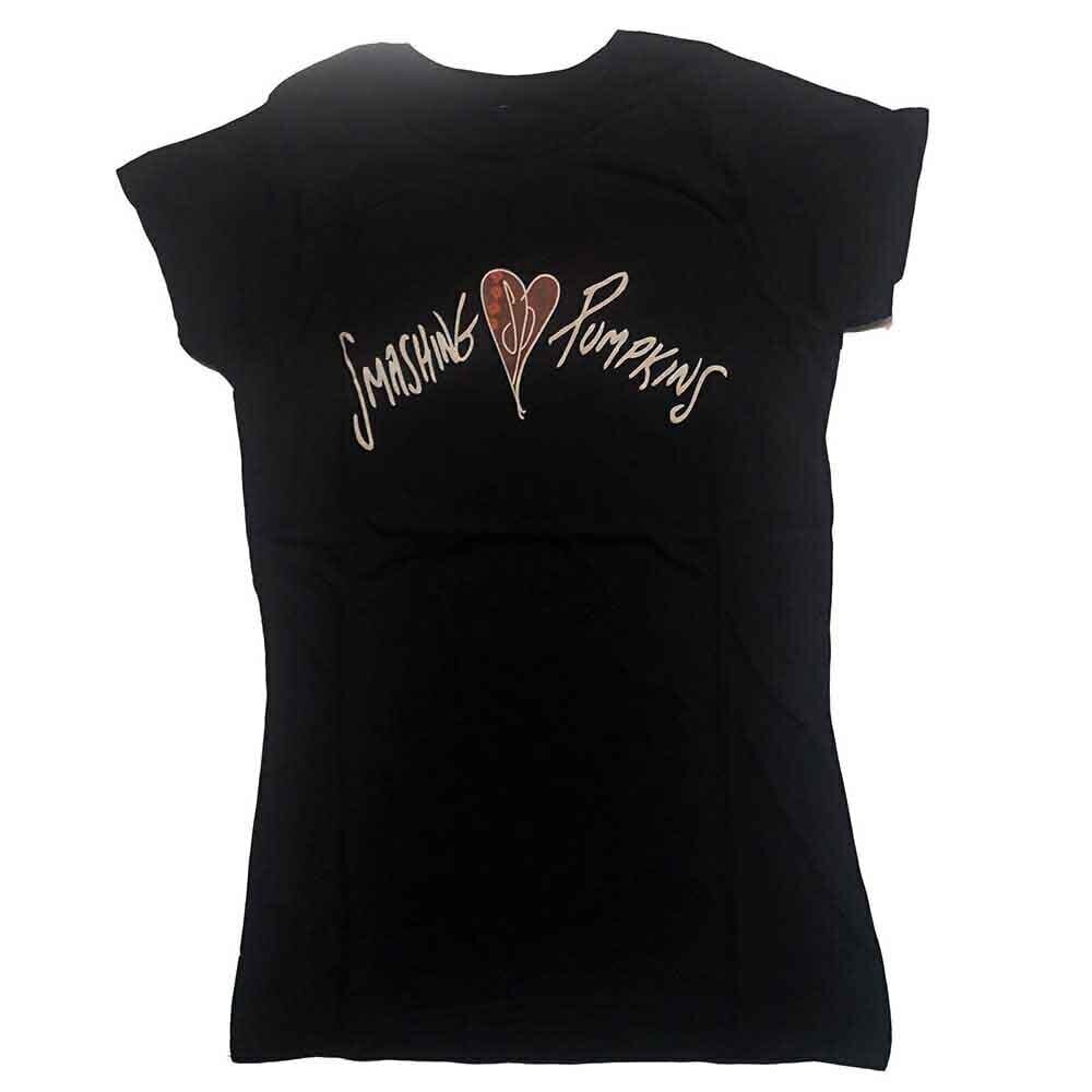 T-Shirt The Smashing Pumpkins Gish Heart Black 2XL Ladies T-Shirt