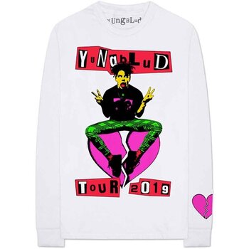T-Shirt Yungblud Tour (Back & Sleeve Print) White L T-Shirt - 1