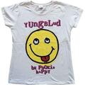 Yungblud Raver Smile (Back Print) White L Ladies T-Shirt