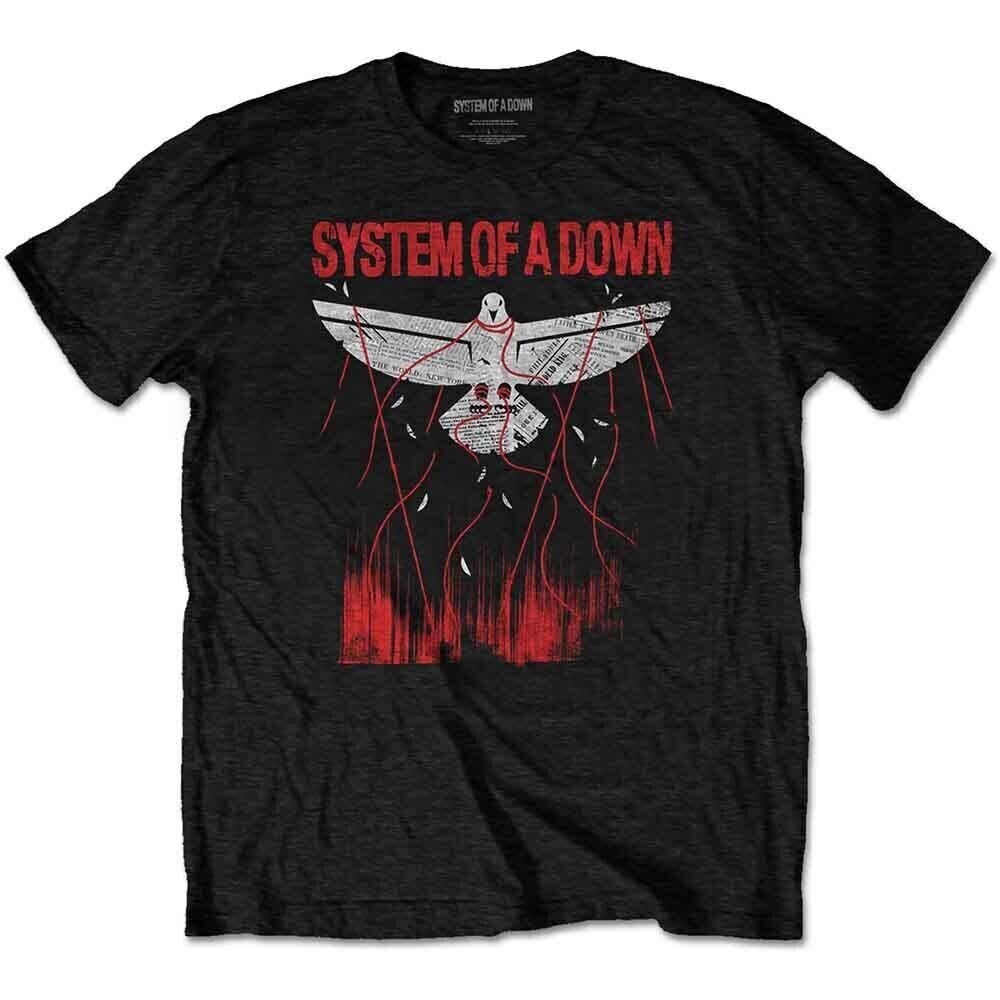 T-shirt System of a Down Dove Overcome Black XL T-shirt