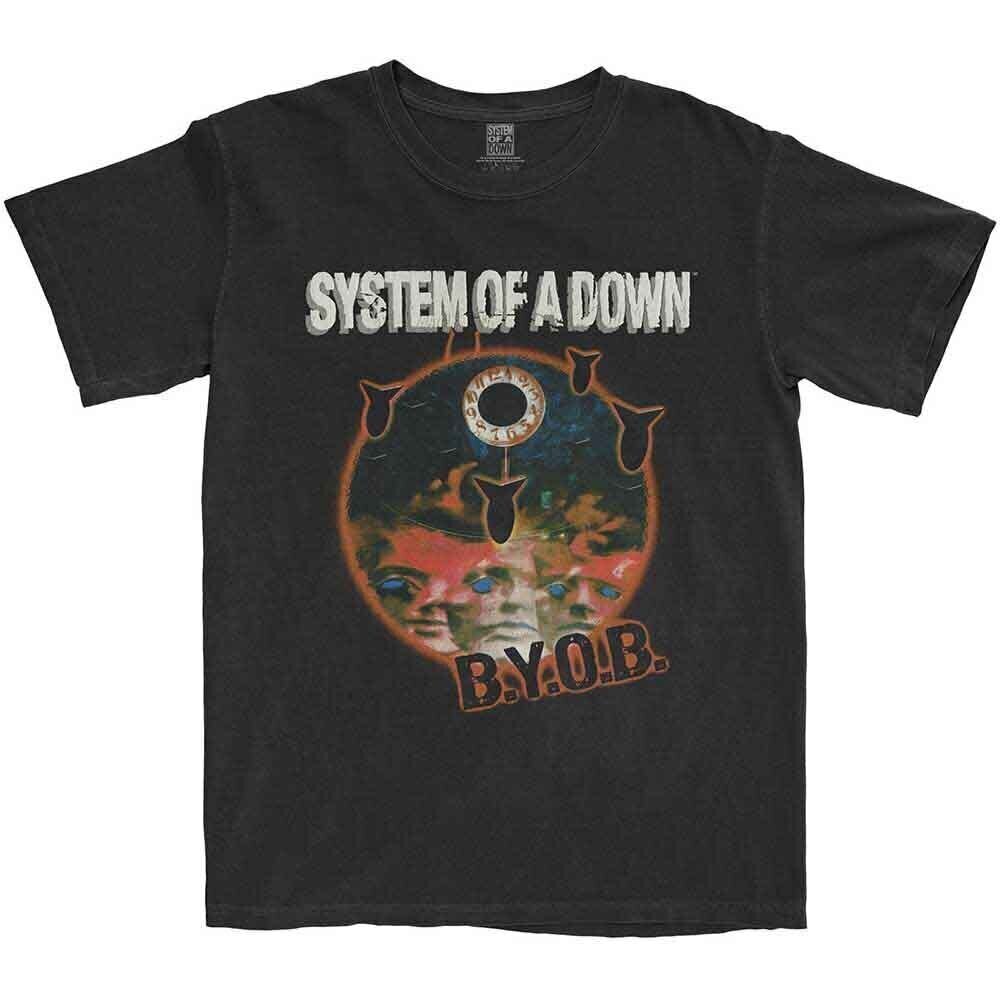 T-shirt System of a Down BYOB Classic Black L T-shirt