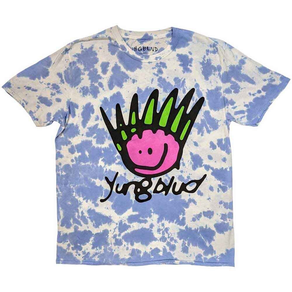 T-shirt Yungblud Face (Wash Collection) Blue M T-shirt