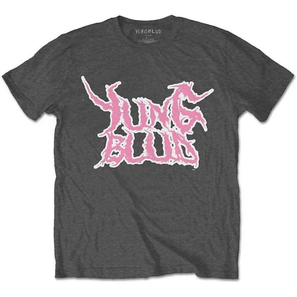 T-shirt Yungblud DEADHAPPY Pink (Back Print) Charcoal Grey M T-shirt