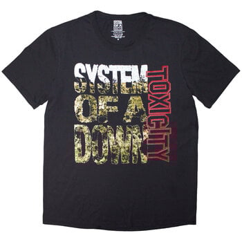 T-shirt System of a Down Toxicity Stack (Back Print) Charcoal Grey XL T-shirt - 1