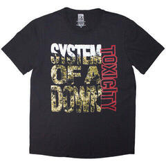 T-Shirt System of a Down Toxicity Stack (Back Print) Charcoal Grey 2XL T-Shirt