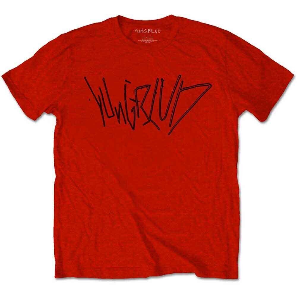 T-Shirt Yungblud Life on Mars (Back Print) Red M T-Shirt