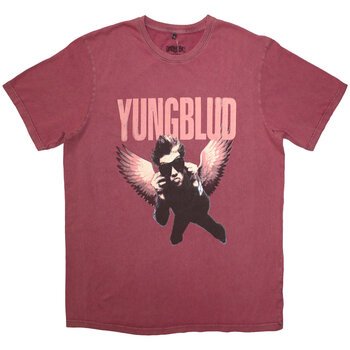 Tricou Yungblud Wings (Wash Collection) Red Wash S Tricou - 1