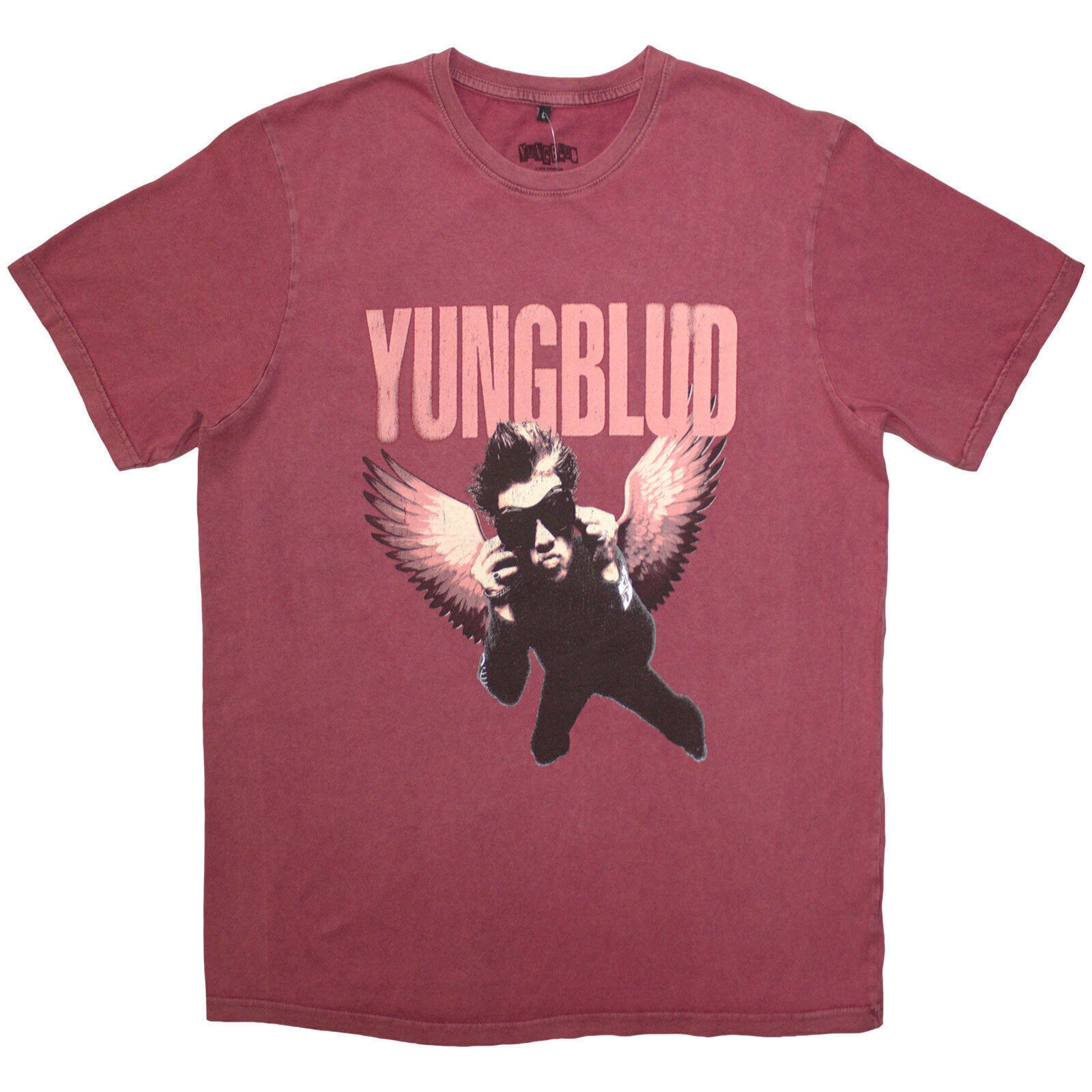 Košulja Yungblud Wings (Wash Collection) Red Wash M Košulja