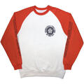 Bruce Springsteen Tour '24 Wheel (Back Print & Ex-Tour Raglan) White & Orange XL T-Shirt