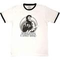 Bruce Springsteen NYC (Back Print Ringer) White XL Camiseta de manga corta