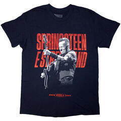 T-shirt Bruce Springsteen Tour '24 Guitar Photo (Back Print & Ex-Tour) Navy Blue M T-shirt