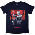 Bruce Springsteen Tour '24 Guitar Photo (Back Print & Ex-Tour) Navy Blue M T-Shirt
