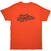 Skjorte Bruce Springsteen Tour '24 River Font (Back Print & Ex-Tour) Orange L Skjorte