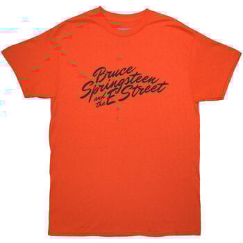 T-shirt Bruce Springsteen Tour '24 River Font (Back Print & Ex-Tour) Orange XL T-shirt - 1