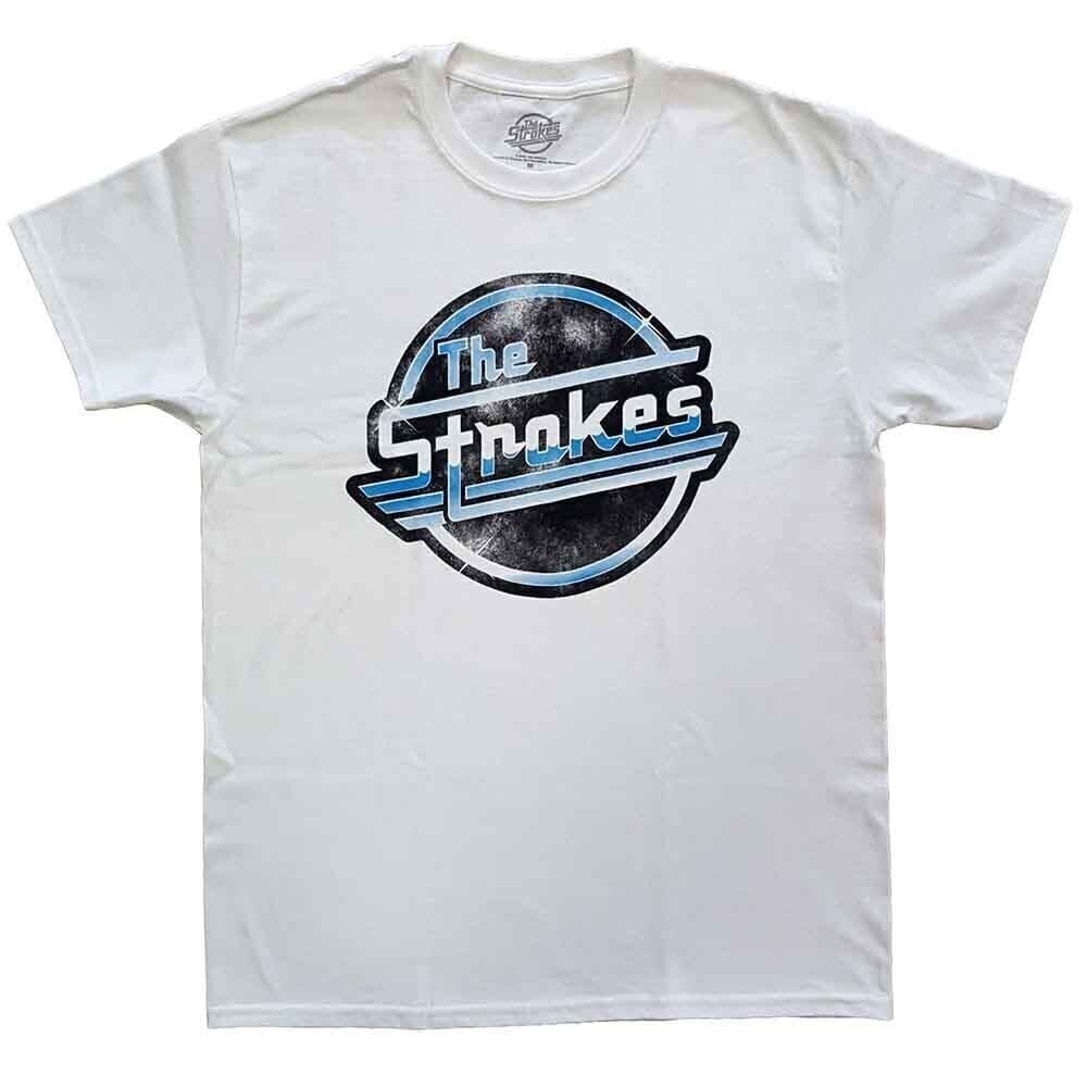 Tricou The Strokes Distressed OG Magna White M Tricou