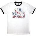 The Stone Roses 2013 Tour Ringer (Back Print Ringer) White XL T-Shirt