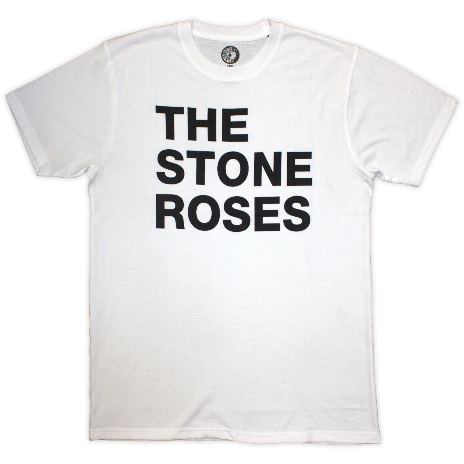 Košulja The Stone Roses Left Justified Text (Jumbo Print) White S Košulja