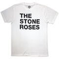 The Stone Roses Left Justified Text (Jumbo Print) White XL Camiseta de manga corta