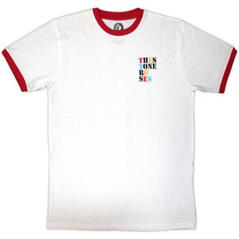 T-Shirt The Stone Roses Side Text (Ringer) White L T-Shirt - 1