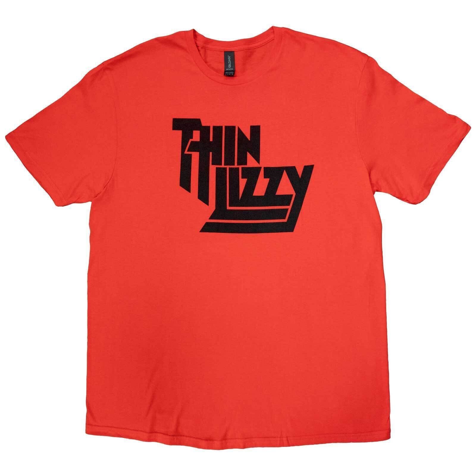 T-Shirt Thin Lizzy Logo Red 2XL T-Shirt