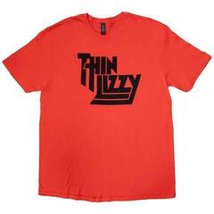 T-Shirt Thin Lizzy Logo Red 2XL T-Shirt