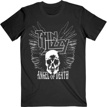 T-Shirt Thin Lizzy Angel of Death (Back Print) Black L T-Shirt - 1