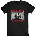 Thin Lizzy Live & Dangerous Black XL T-shirt