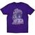 Skjorte Thin Lizzy Vagabonds of the Western World Mono Distressed Purple S Skjorte