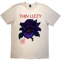 Thin Lizzy Black Rose Tracklist (Back Print) Natural XL Koszulka