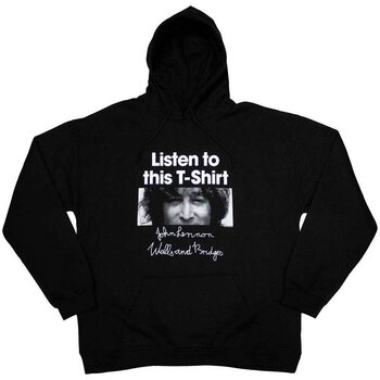 Mikina John Lennon Listen To This Black 2XL Mikina - 1