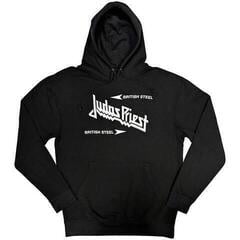 Mikina Judas Priest British Steel Logo Black 2XL Mikina