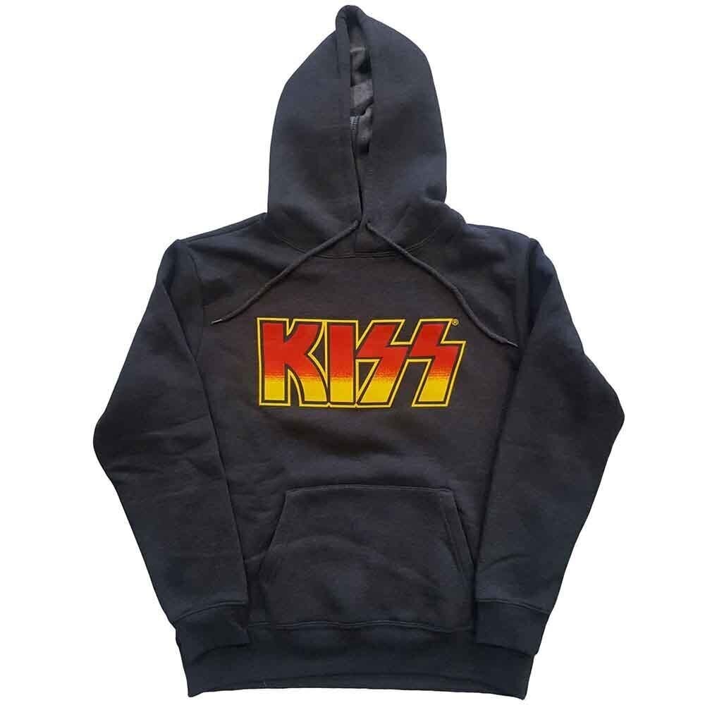 Mikina Kiss Classic Logo Charcoal Grey 2XL Mikina